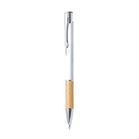 Stylo Éco-responsable Personnalisé d'Entreprise - Kolka Matières : bambou Couleurs : bleu marine impression logo haute qualité