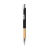 Stylo Éco-responsable Personnalisé d'Entreprise - Kolka Matières : bambou Couleurs : bleu marine personnalisable avec votre logo