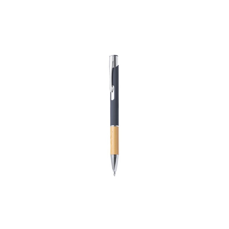 Stylo Éco-responsable Personnalisé d'Entreprise - Kolka Matières : bambou Couleurs : bleu marine personnalisation sur mesure