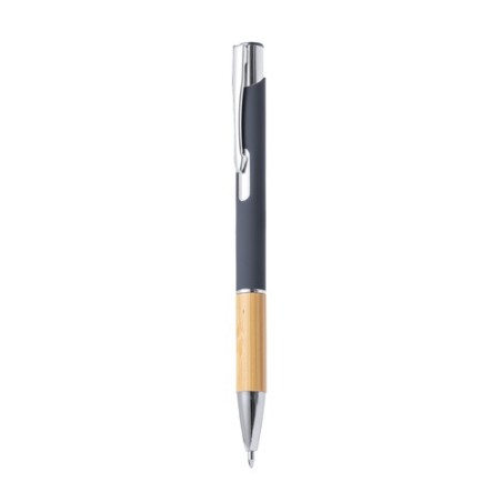 Stylo Éco-responsable Personnalisé d'Entreprise - Kolka Matières : bambou Couleurs : bleu marine personnalisation sur mesure