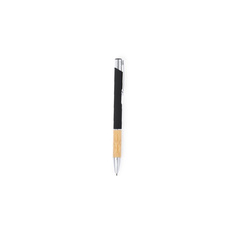 Stylo Éco-responsable Personnalisé d'Entreprise - Kolka Matières : bambou Couleurs : bleu marine impression logo haute qualité