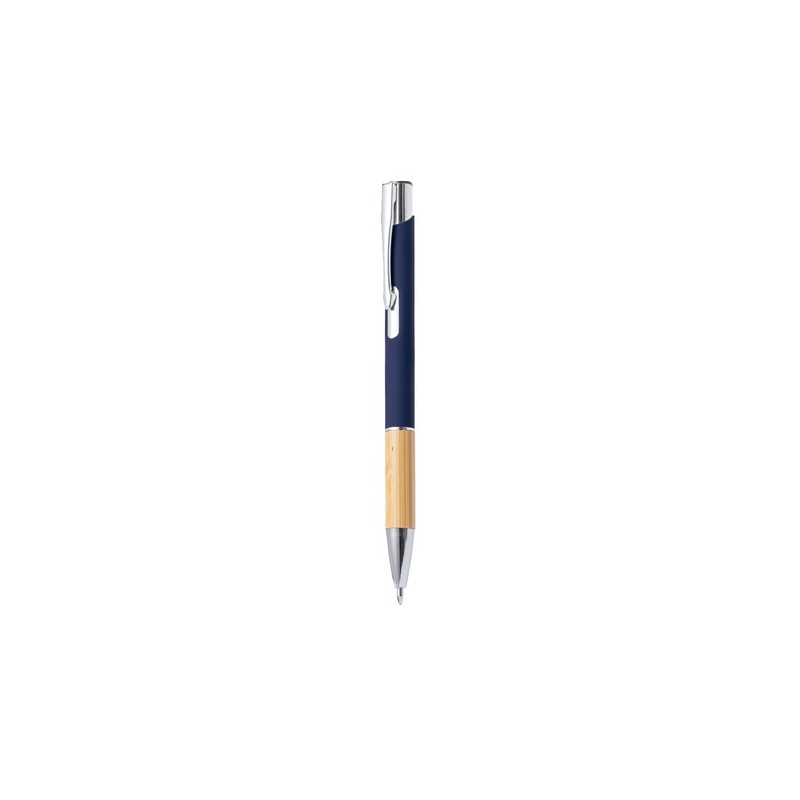 Stylo Éco-responsable Personnalisé d'Entreprise - Kolka Matières : bambou Couleurs : gris personnalisable avec votre logo