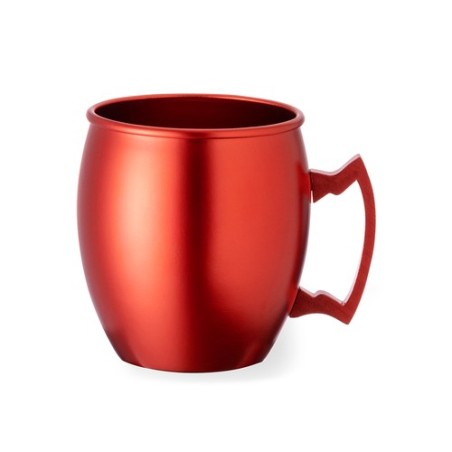 Mug en Aluminium Personnalisé Tasse Ashley Matières : aluminium Couleurs : rouge cadeau entreprise pas cher