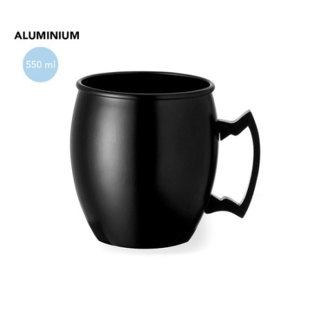 Mug en Aluminium Personnalisé Tasse Ashley Matières : aluminium Couleurs : rouge marquage laser ultra précis