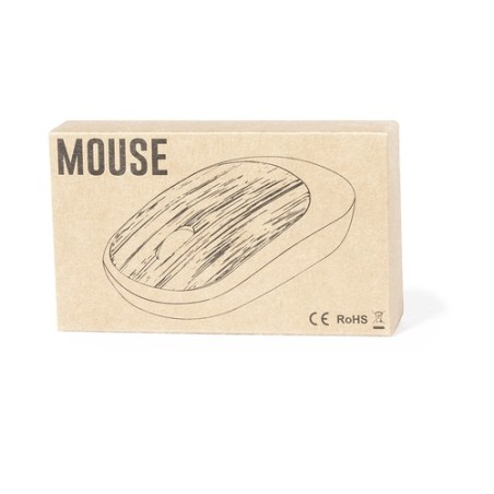 Souris Éco-responsable et Personnalisée Design - Diguan Matières : bambou marquage laser ultra précis