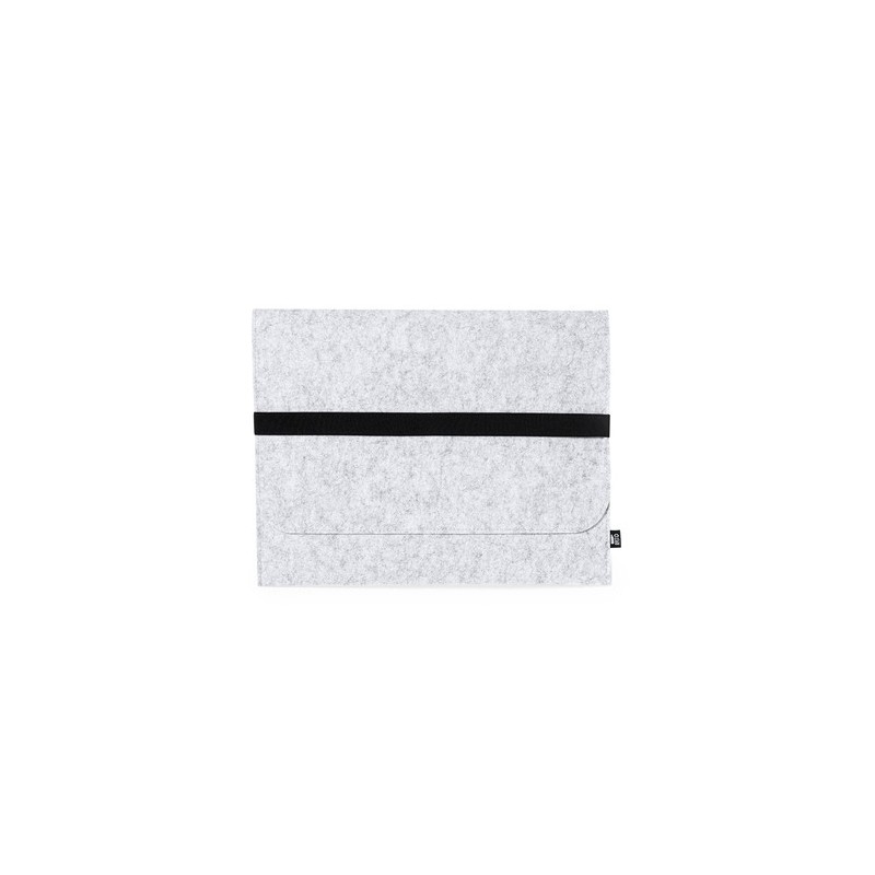 Housse Éco-responsable Personnalisée pour Ordinateur Portable - Riley Matières : PET recyclé Couleurs : gris