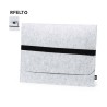 Housse Éco-responsable Personnalisée pour Ordinateur Portable - Riley Matières : PET recyclé Couleurs : gris personnalisable ave