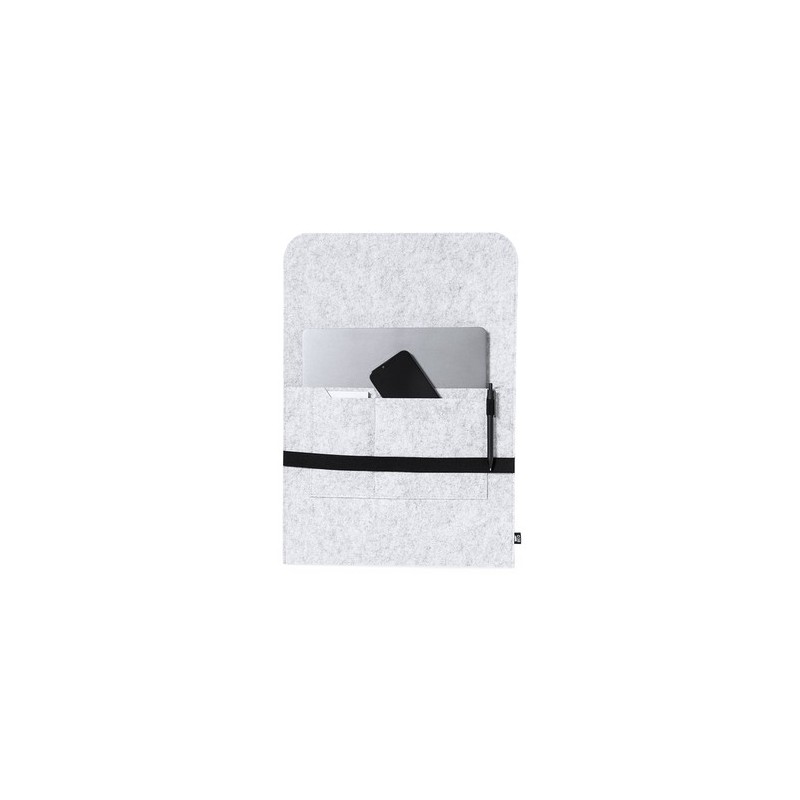 Housse Éco-responsable Personnalisée pour Ordinateur Portable - Riley Matières : PET recyclé Couleurs : gris cadeau entreprise p