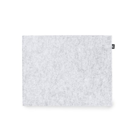 Housse Éco-responsable Personnalisée pour Ordinateur Portable - Riley Matières : PET recyclé Couleurs : gris goodies publicitair