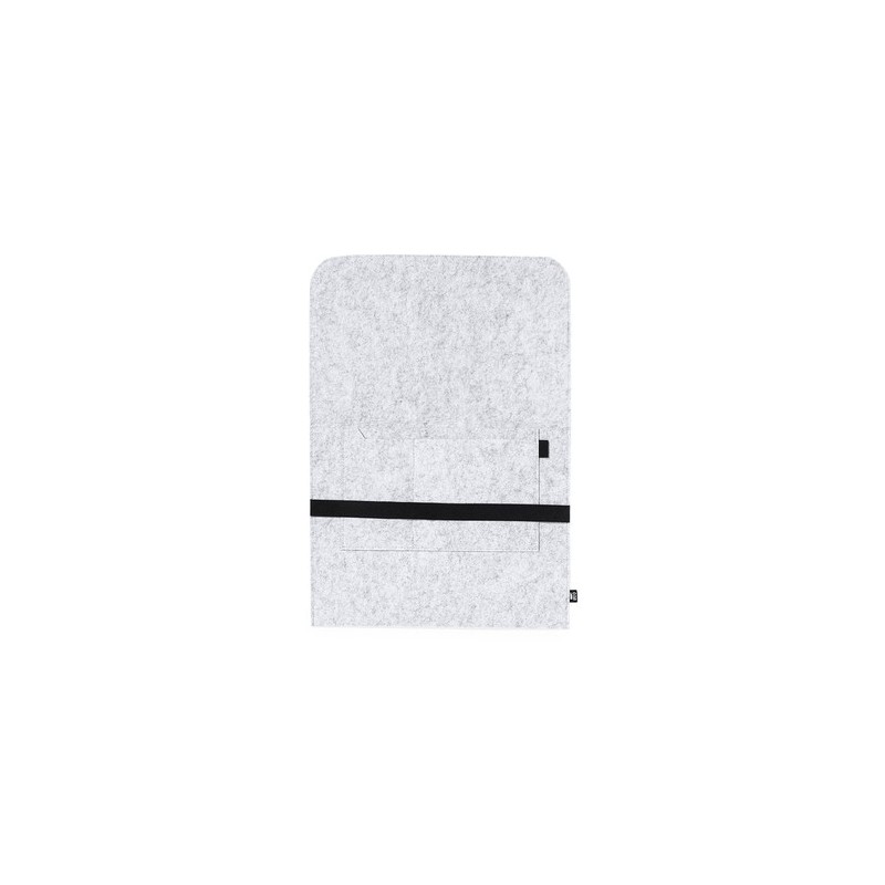 Housse Éco-responsable Personnalisée pour Ordinateur Portable - Riley Matières : PET recyclé Couleurs : gris impression haute dé