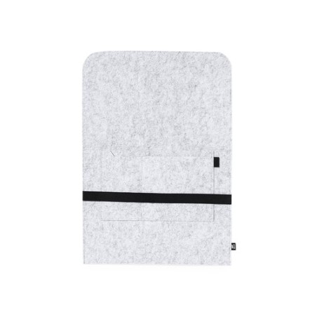 Housse Éco-responsable Personnalisée pour Ordinateur Portable - Riley Matières : PET recyclé Couleurs : gris impression haute dé