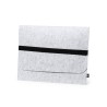 Housse Éco-responsable Personnalisée pour Ordinateur Portable - Riley Matières : PET recyclé Couleurs : gris marquage laser ultr