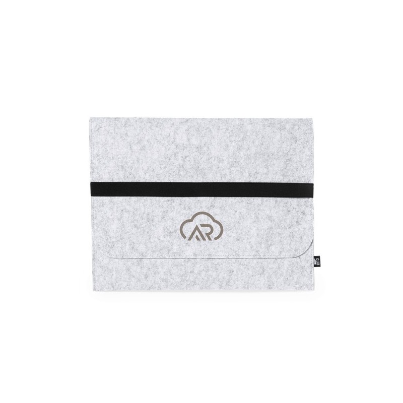 Housse Éco-responsable Personnalisée pour Ordinateur Portable - Riley Matières : PET recyclé Couleurs : gris livraison express 2