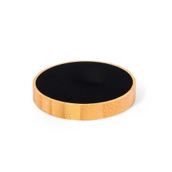 Chargeur sans fil Beckett en bambou élégant 2