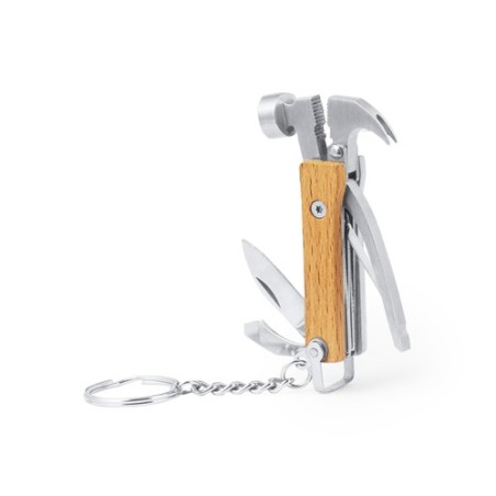 Porte-Clés Multifonctionnel Personnalisé Économique Meniok Matières : bois cadeau entreprise pas cher