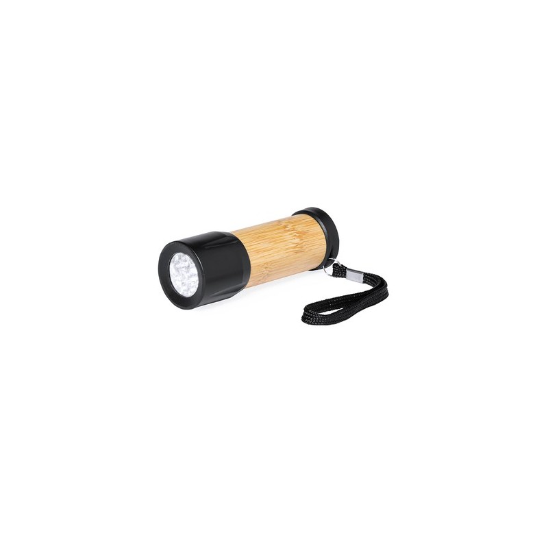Lampe Éco-responsable Personnalisée Torche pas cher - Freddie Matières : bambou impression haute définition