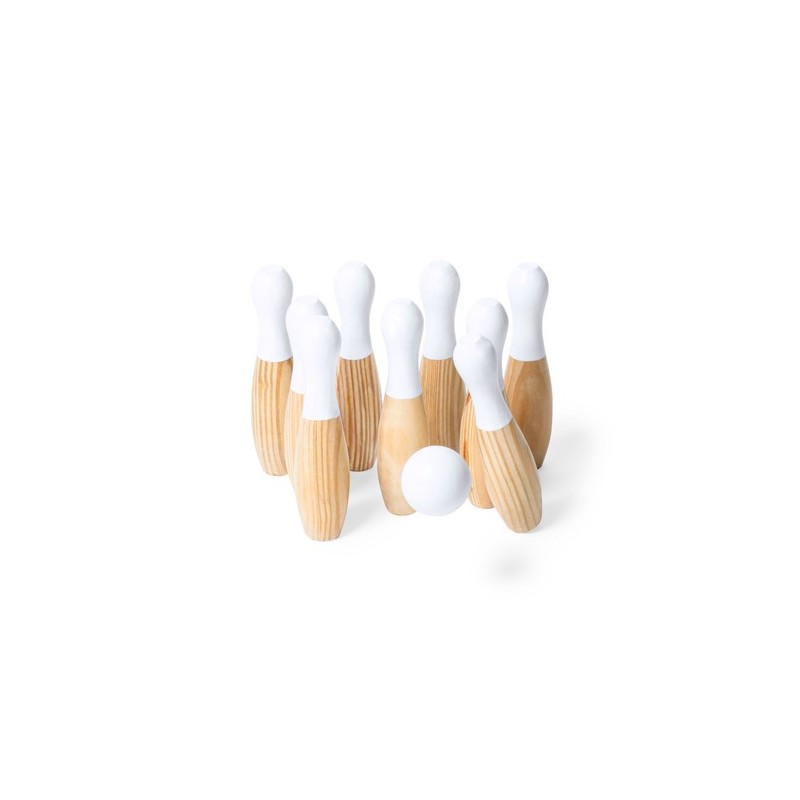 Jeu de Bowling Spare Personnalisé - Cadeau d'Entreprise Unique Matières : bois cadeau entreprise pas cher