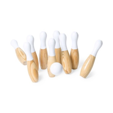 Jeu de Bowling Spare Personnalisé - Cadeau d'Entreprise Unique Matières : bois goodies publicitaire événementiel