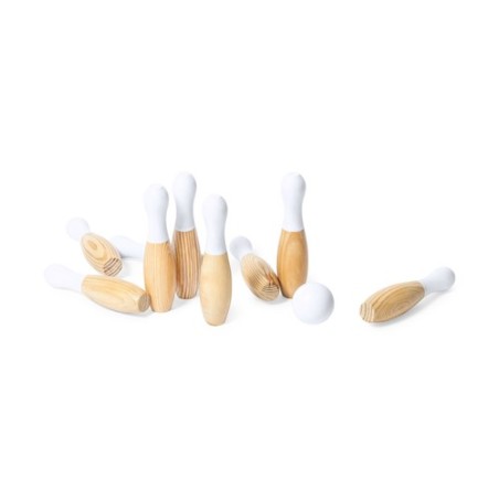 Jeu de Bowling Spare Personnalisé - Cadeau d'Entreprise Unique Matières : bois impression haute définition