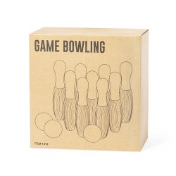 Jeu de Bowling Spare Personnalisé - Cadeau d'Entreprise Unique Matières : bois personnalisation rapide en France