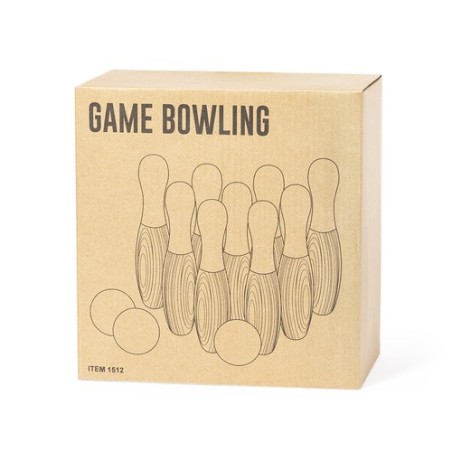 Jeu de Bowling Spare Personnalisé - Cadeau d'Entreprise Unique Matières : bois personnalisation rapide en France