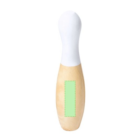 Jeu de Bowling Spare Personnalisé - Cadeau d'Entreprise Unique Matières : bois goodies entreprise design