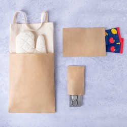 Sac Éco-responsable Personnalisé en Papier Kraft Teiker à Prix Abordable Matières : papier recyclé impression haute définition