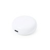 Écouteurs Audio Personnalisés de Qualité Éco-responsable Shima Couleurs : blanc marquage laser ultra précis