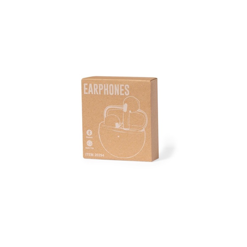 Écouteurs Audio Personnalisés de Qualité Éco-responsable Shima Couleurs : blanc livraison express 24h 48h