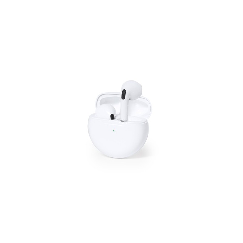 Écouteurs Audio Personnalisés de Qualité Éco-responsable Shima Couleurs : blanc cadeau collaborateur premium