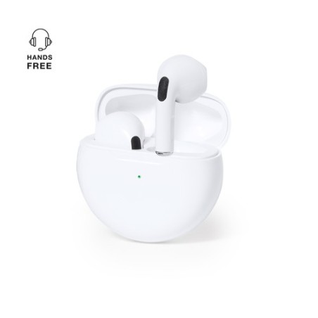 Écouteurs Audio Personnalisés de Qualité Éco-responsable Shima Couleurs : blanc goodies entreprise design