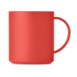 Tasse réutilisable  300 ml personnalisée - MONDAY Matières : polypropylène (PP) Couleurs : rouge personnalisation rapide en Fran