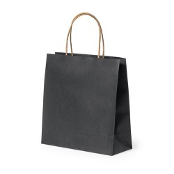 Sac Pratique et Éco-responsable en Papier Recyclé - Fortis Matières : papier recyclé Couleurs : noir