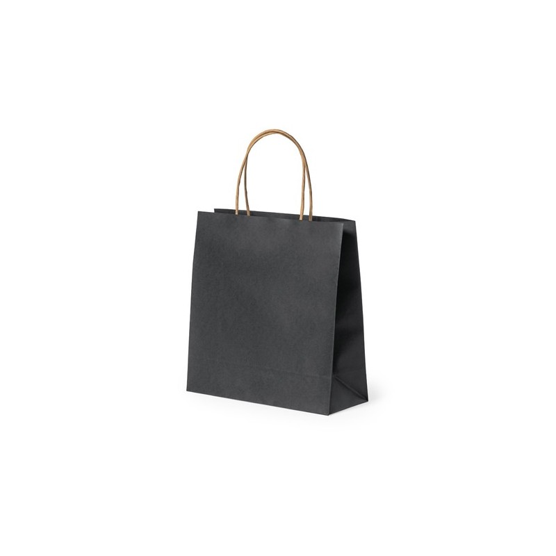 Sac Pratique et Éco-responsable en Papier Recyclé - Fortis Matières : papier recyclé Couleurs : noir