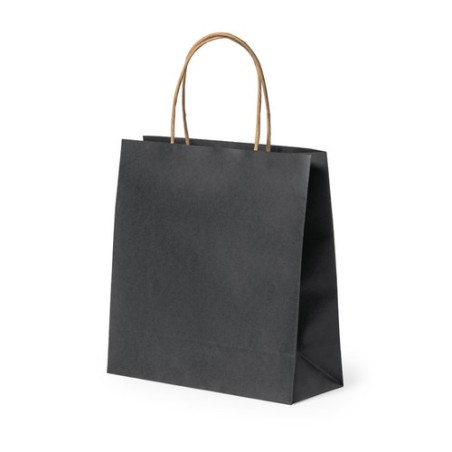 Sac Pratique et Éco-responsable en Papier Recyclé - Fortis Matières : papier recyclé Couleurs : noir