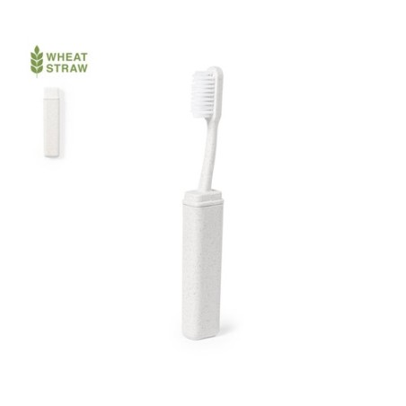 Brosse à Dents Éco-responsable et Pliable Personnalisée - Duncan Matières : polypropylène (PP) Couleurs : naturel personnalisabl