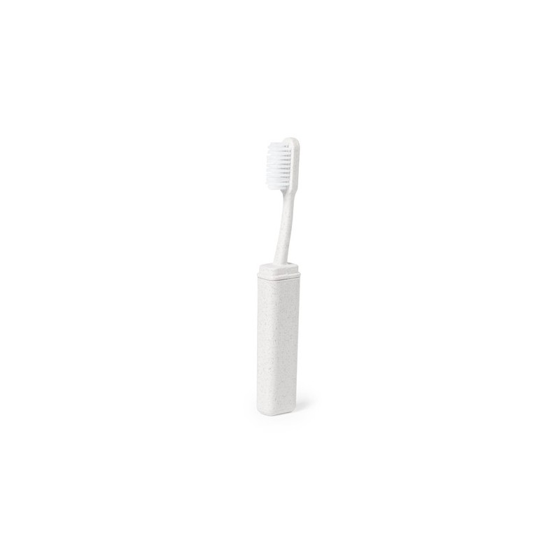Brosse à Dents Éco-responsable et Pliable Personnalisée - Duncan Matières : polypropylène (PP) Couleurs : naturel cadeau entrepr