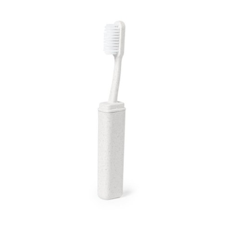 Brosse à Dents Éco-responsable et Pliable Personnalisée - Duncan Matières : polypropylène (PP) Couleurs : naturel cadeau entrepr