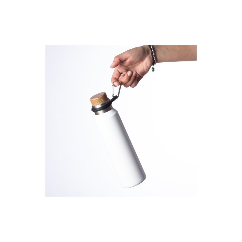 Cintre Pratique Publicitaire - Gotan Matières : silicone Couleurs : blanc marquage laser ultra précis