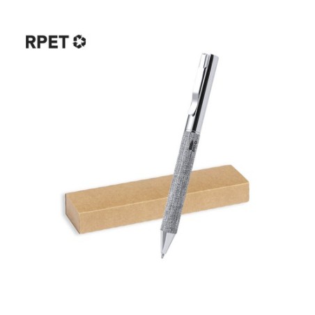 Stylo Éco-responsable Personnalisé - Higolf Objets Publicitaires Matières : métal Couleurs : argenté personnalisable avec votre 