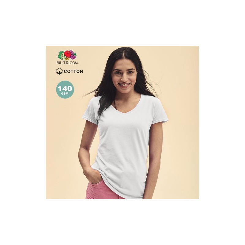 T-Shirt Femme Blanc Iconic V-Neck - Élégance et Confort