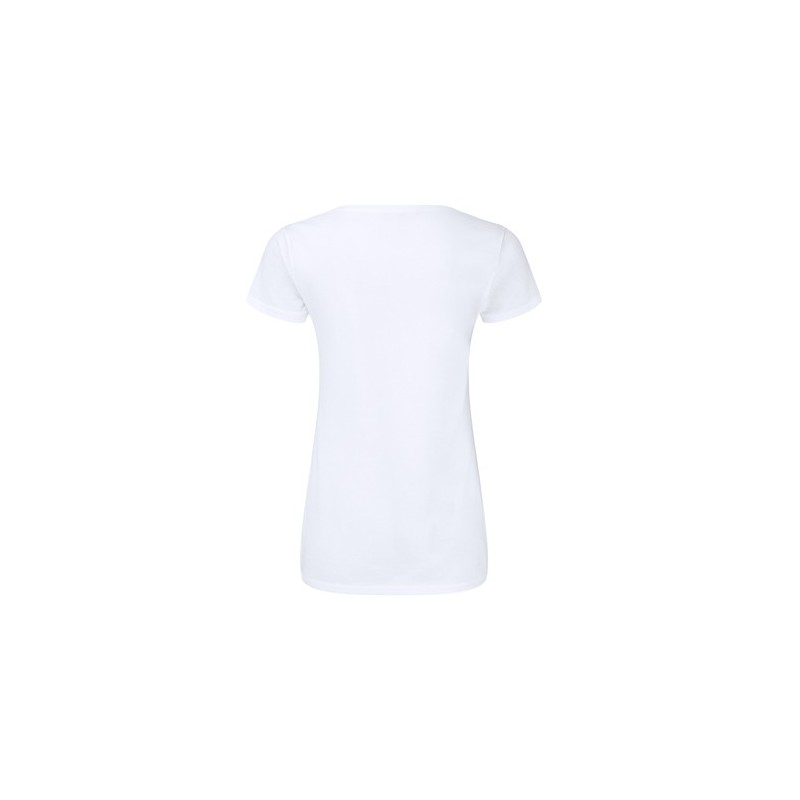 T-Shirt Femme Blanc Iconic V-Neck - Élégance et Confort