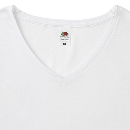 T-Shirt Femme Blanc Iconic V-Neck - Élégance et Confort