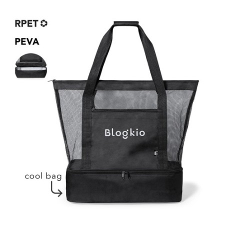 Glacière Isotherme Éco-responsable et Pratique Personnalisée - Pattel Matières : PEVA Couleurs : noir goodies publicitaire événe