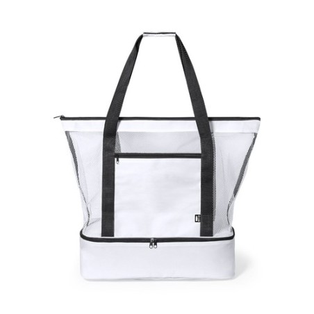 Glacière Isotherme Éco-responsable et Pratique Personnalisée - Pattel Matières : PEVA Couleurs : blanc personnalisable avec votr