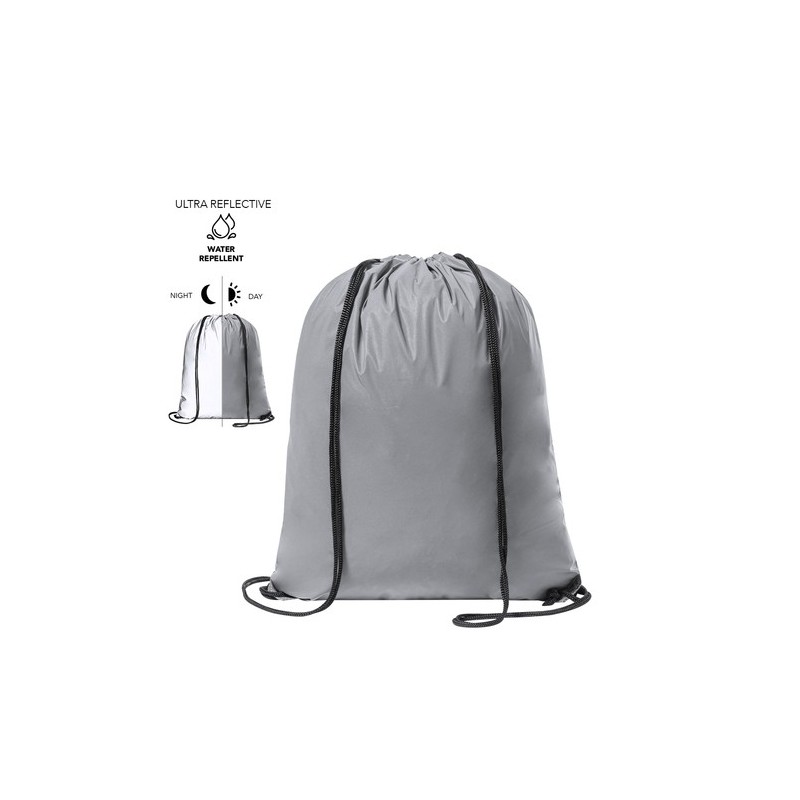 Sac Publicitaire Pratique à Dos - Bayolet Matières : polyester Couleurs : gris personnalisable avec votre logo