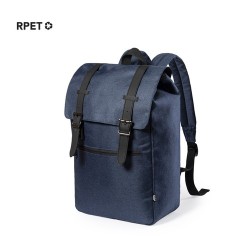 Sac à Dos Éco-responsable Pratique Personnalisé Budley Matières : PET recyclé Couleurs : gris 2
