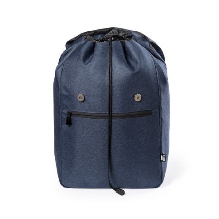 Sac à Dos Éco-responsable Pratique Personnalisé Budley Matières : PET recyclé Couleurs : gris cadeau client original