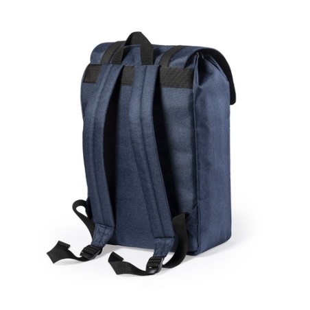 Sac à Dos Éco-responsable Pratique Personnalisé Budley Matières : PET recyclé Couleurs : gris goodies personnalisé en stock