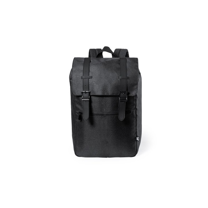 Sac à Dos Éco-responsable Pratique Personnalisé Budley Matières : PET recyclé Couleurs : gris livraison express 24h 48h